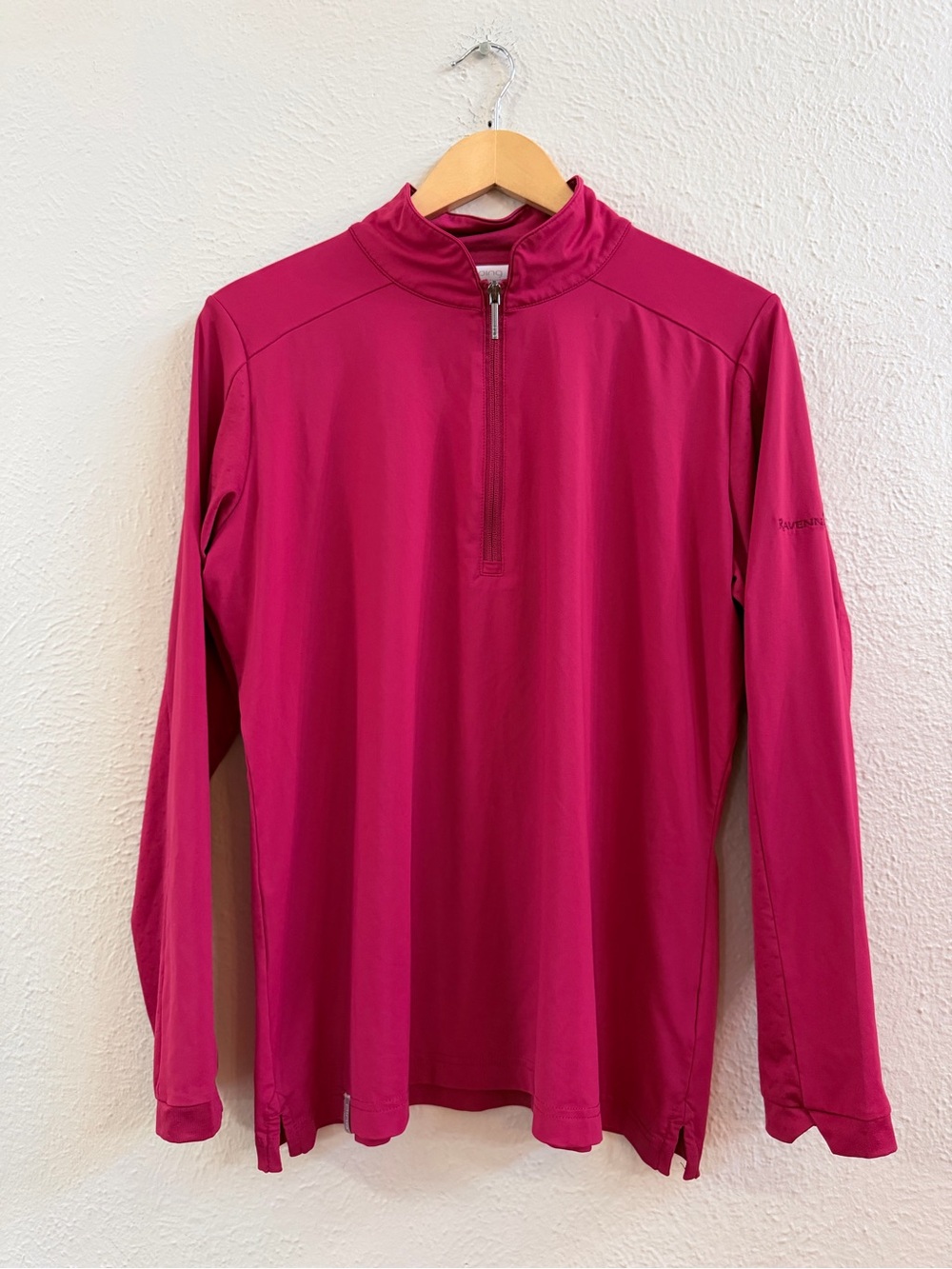 Ping deep pink 1/4 zip golf pullover